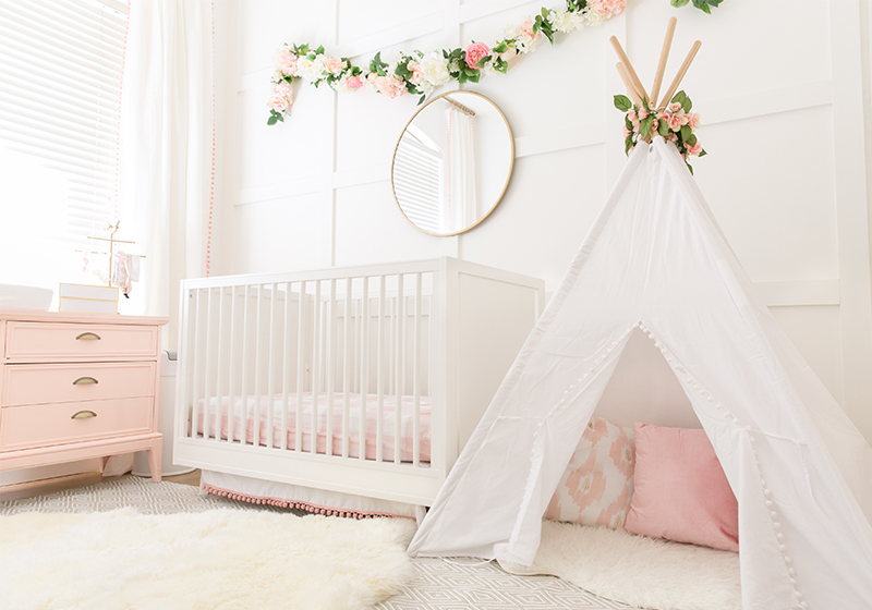 The Posh Home Baby Girl Nursery Design