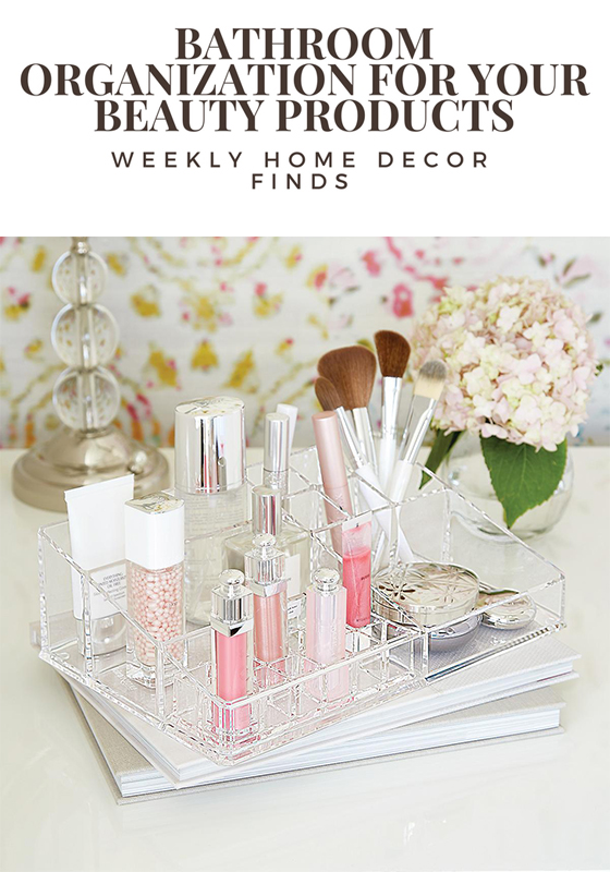 THE PRETTIEST BATHROOM ORGANIZATION FOR YOUR BEAUTY PRODUCTS 5