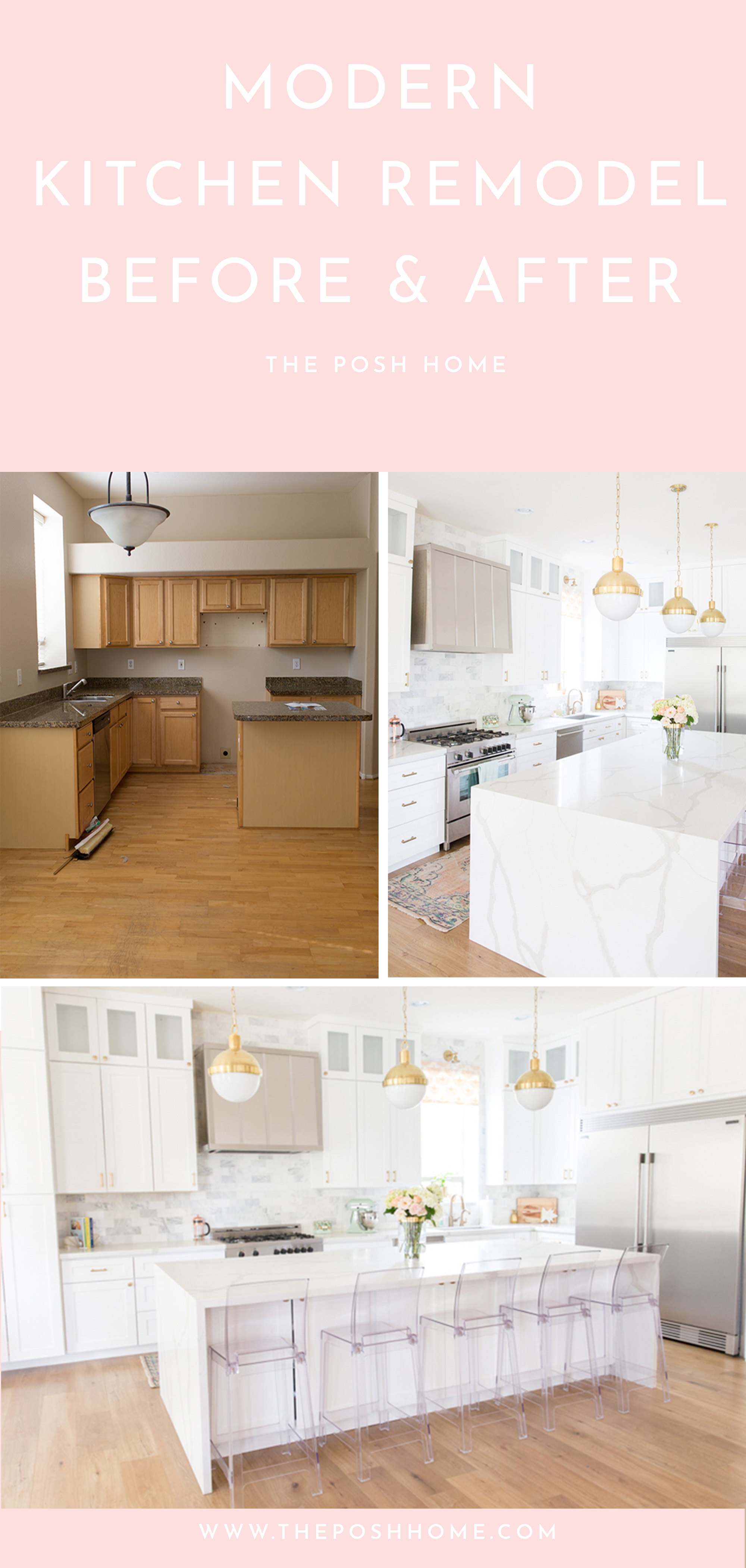 MODERN KITCHEN REMODEL BEFORE AND AFTER PINTEREST