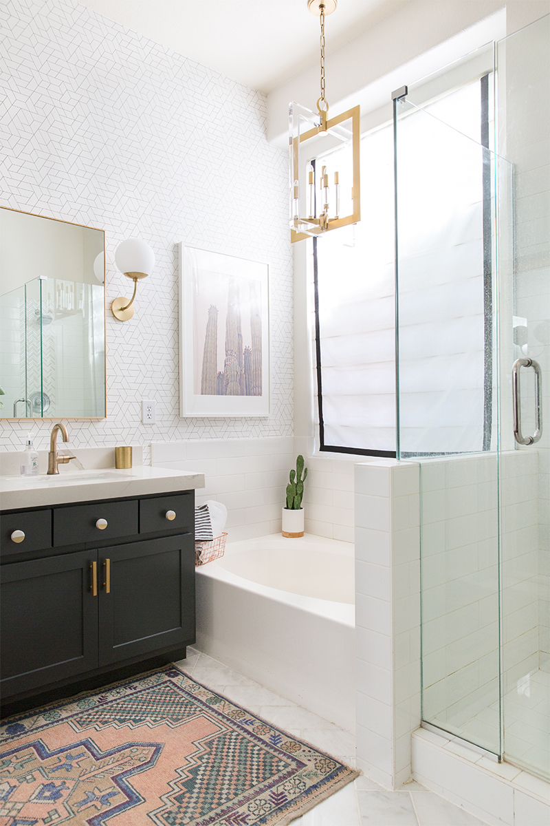 MODERN BATHROOM REMODEL BEFORE AND AFTER THE POSH HOME 7